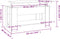 vidaXL - Salontafel - 101x49x52 - cm - bewerkt - hout - betongrijs