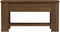 vidaXL - Salontafel - 101x49x52 - cm - bewerkt - hout - bruin - eikenkleur