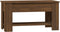 vidaXL - Salontafel - 101x49x52 - cm - bewerkt - hout - bruin - eikenkleur
