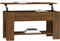 vidaXL - Salontafel - 101x49x52 - cm - bewerkt - hout - bruin - eikenkleur