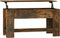 vidaXL - Salontafel - 101x49x52 - cm - bewerkt - hout - gerookt - eikenkleurig