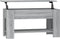 vidaXL - Salontafel - 101x49x52 - cm - bewerkt - hout - grijs - sonoma - eikenkleurig