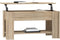 vidaXL - Salontafel - 101x49x52 - cm - bewerkt - hout - sonoma - eikenkleurig