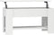 vidaXL - Salontafel - 101x49x52 - cm - bewerkt - hout - wit