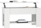 vidaXL - Salontafel - 101x49x52 - cm - bewerkt - hout - wit