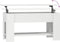 vidaXL - Salontafel - 101x49x52 - cm - bewerkt - hout - wit