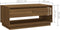 vidaXL - Salontafel - 102,5x55x44 - cm - bewerkt - hout - bruin - eikenkleurig