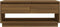 vidaXL - Salontafel - 102,5x55x44 - cm - bewerkt - hout - bruin - eikenkleurig