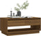 vidaXL - Salontafel - 102,5x55x44 - cm - bewerkt - hout - bruin - eikenkleurig