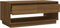 vidaXL - Salontafel - 102,5x55x44 - cm - bewerkt - hout - bruin - eikenkleurig