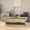 vidaXL - Salontafel - 102,5x55x44 - cm - bewerkt - hout - sonoma - eikenkleurig