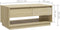 vidaXL - Salontafel - 102,5x55x44 - cm - bewerkt - hout - sonoma - eikenkleurig