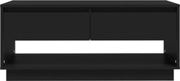 vidaXL - Salontafel - 102,5x55x44 - cm - bewerkt - hout - zwart