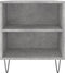 vidaXL - Salontafel - 102x44,5x50 - cm - bewerkt - hout - betongrijs