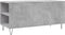 vidaXL - Salontafel - 102x44,5x50 - cm - bewerkt - hout - betongrijs