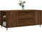 vidaXL - Salontafel - 102x44,5x50 - cm - bewerkt - hout - bruin - eikenkleur