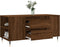 vidaXL - Salontafel - 102x44,5x50 - cm - bewerkt - hout - bruin - eikenkleur