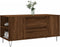 vidaXL - Salontafel - 102x44,5x50 - cm - bewerkt - hout - bruin - eikenkleur