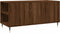 vidaXL - Salontafel - 102x44,5x50 - cm - bewerkt - hout - bruin - eikenkleur