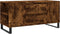vidaXL - Salontafel - 102x44,5x50 - cm - bewerkt - hout - gerookt - eikenkleurig