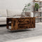 vidaXL - Salontafel - 102x44,5x50 - cm - bewerkt - hout - gerookt - eikenkleurig