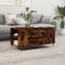 vidaXL - Salontafel - 102x44,5x50 - cm - bewerkt - hout - gerookt - eikenkleurig