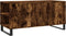 vidaXL - Salontafel - 102x44,5x50 - cm - bewerkt - hout - gerookt - eikenkleurig