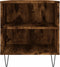 vidaXL - Salontafel - 102x44,5x50 - cm - bewerkt - hout - gerookt - eikenkleurig