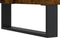 vidaXL - Salontafel - 102x44,5x50 - cm - bewerkt - hout - gerookt - eikenkleurig