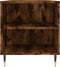 vidaXL - Salontafel - 102x44,5x50 - cm - bewerkt - hout - gerookt - eikenkleurig