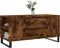 vidaXL - Salontafel - 102x44,5x50 - cm - bewerkt - hout - gerookt - eikenkleurig