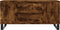 vidaXL - Salontafel - 102x44,5x50 - cm - bewerkt - hout - gerookt - eikenkleurig