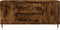 vidaXL - Salontafel - 102x44,5x50 - cm - bewerkt - hout - gerookt - eikenkleurig