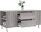 vidaXL - Salontafel - 102x44,5x50 - cm - bewerkt - hout - grijs - sonoma - eikenkleur