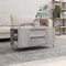 vidaXL - Salontafel - 102x44,5x50 - cm - bewerkt - hout - grijs - sonoma - eikenkleur