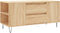 vidaXL - Salontafel - 102x44,5x50 - cm - bewerkt - hout - sonoma - eikenkleurig