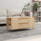 vidaXL - Salontafel - 102x44,5x50 - cm - bewerkt - hout - sonoma - eikenkleurig