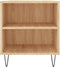 vidaXL - Salontafel - 102x44,5x50 - cm - bewerkt - hout - sonoma - eikenkleurig
