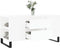vidaXL - Salontafel - 102x44,5x50 - cm - bewerkt - hout - wit