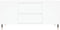vidaXL - Salontafel - 102x44,5x50 - cm - bewerkt - hout - wit