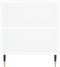 vidaXL - Salontafel - 102x44,5x50 - cm - bewerkt - hout - wit