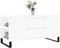 vidaXL - Salontafel - 102x44,5x50 - cm - bewerkt - hout - wit