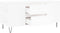 vidaXL - Salontafel - 102x44,5x50 - cm - bewerkt - hout - wit