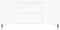 vidaXL - Salontafel - 102x44,5x50 - cm - bewerkt - hout - wit