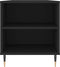 vidaXL - Salontafel - 102x44,5x50 - cm - bewerkt - hout - zwart