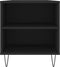 vidaXL - Salontafel - 102x44,5x50 - cm - bewerkt - hout - zwart