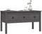 vidaXL - Salontafel - 102x49x55 - cm - massief - grenenhout - grijs