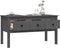vidaXL - Salontafel - 102x49x55 - cm - massief - grenenhout - grijs