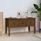 vidaXL - Salontafel - 102x49x55 - cm - massief - grenenhout - honingbruin