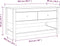 vidaXL - Salontafel - 102x49x55 - cm - massief - grenenhout - honingbruin